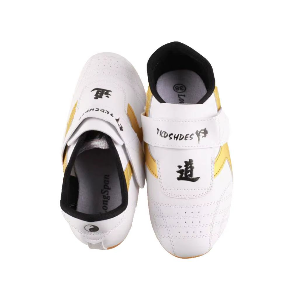 Unisex Boxing Taekwondo Shoes Faux Leather Breathable Taekwondo Martial Arts Karate Training Shoes Kung Fu Fighting Sneakers