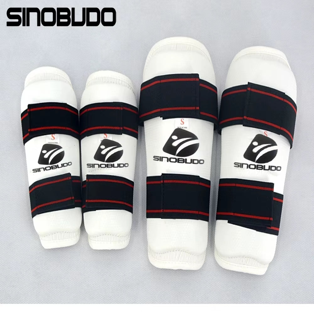 Professional WTF Taekwondo Arm Shin Protector Guard Boxing Sparring Sanda Taekwondo Boxing Leggings Arm Protector MMA Gear