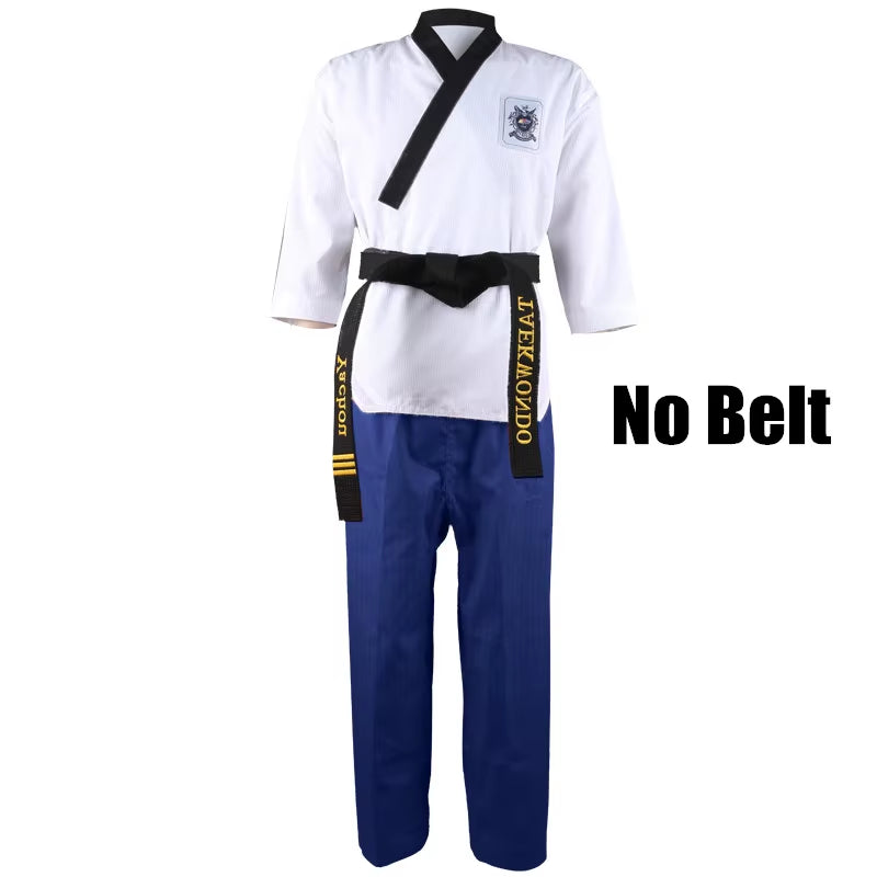 World Training Taekwondo Poomsae Dan Practice Doboks Junior Male&Female Senior Unisex Master Dan Taekwondo Uniforms Clothes Suit