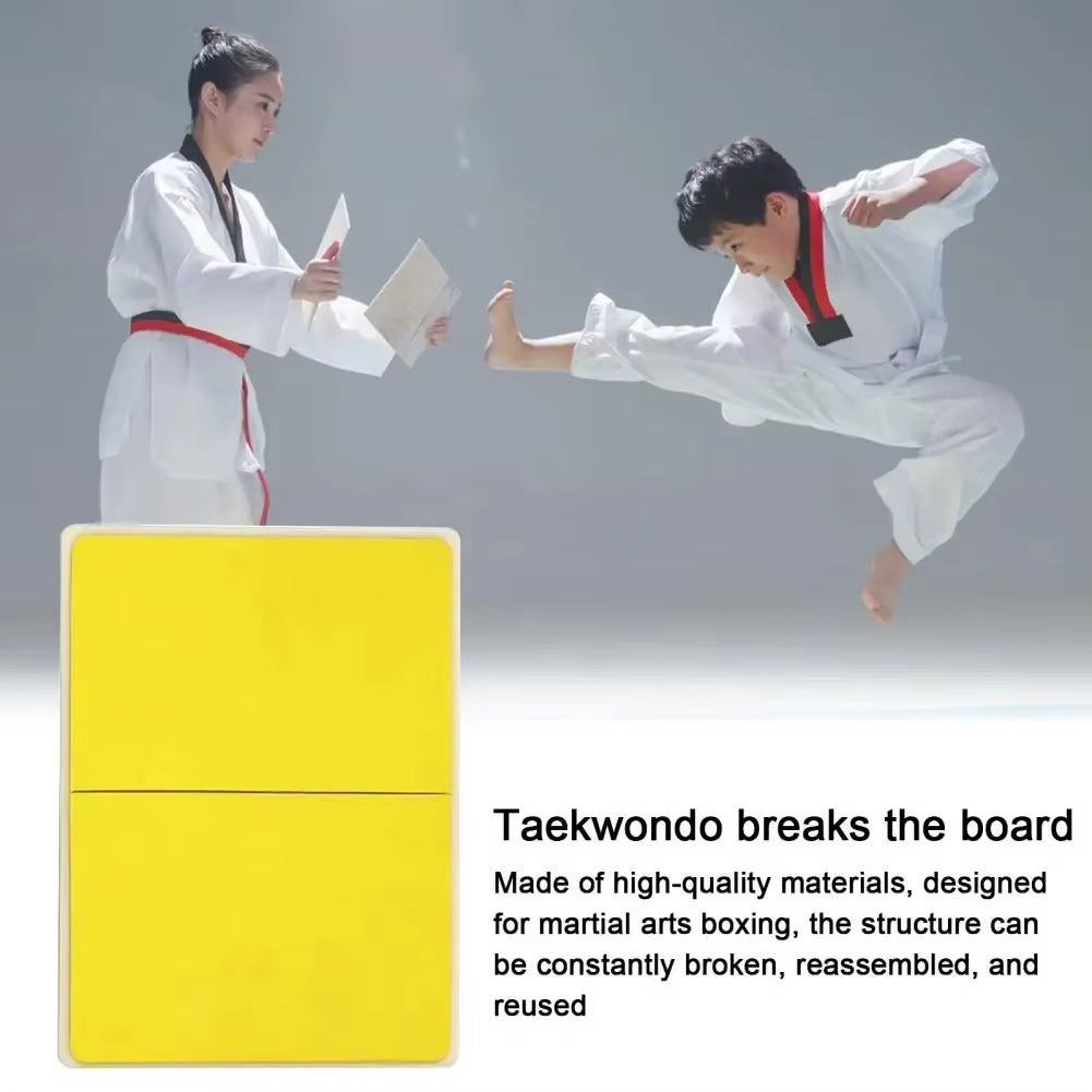 1/3Pc Reusable Break Board Wesing Martial Arts Training Taekwondo Rebreakable Board Taekwondo Training Performance Board