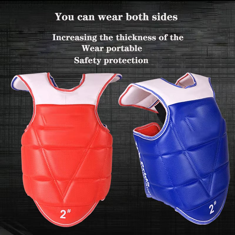 Five-Piece Set Taekwondo Helmet Kickboxing Armor Guantes De Boxeo WTF Foot Gloves Game Equipment Capacete Taekwondo Equipment