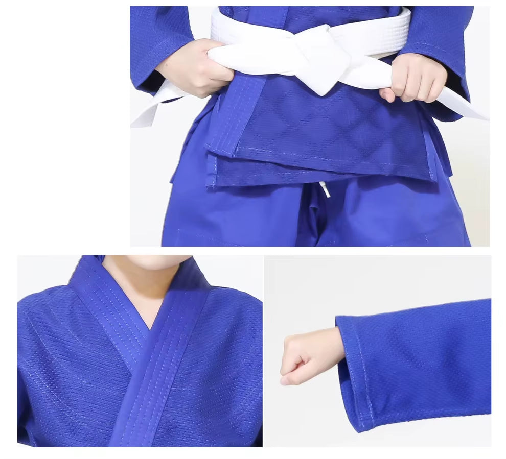 Judo Gi Professional Made Martial Arts Uniform Single Weave Bleach Kimono Perfect for Competition or Training White Belt