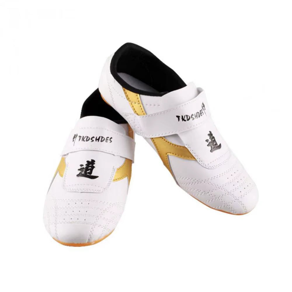 Unisex Boxing Taekwondo Shoes Faux Leather Breathable Taekwondo Martial Arts Karate Training Shoes Kung Fu Fighting Sneakers