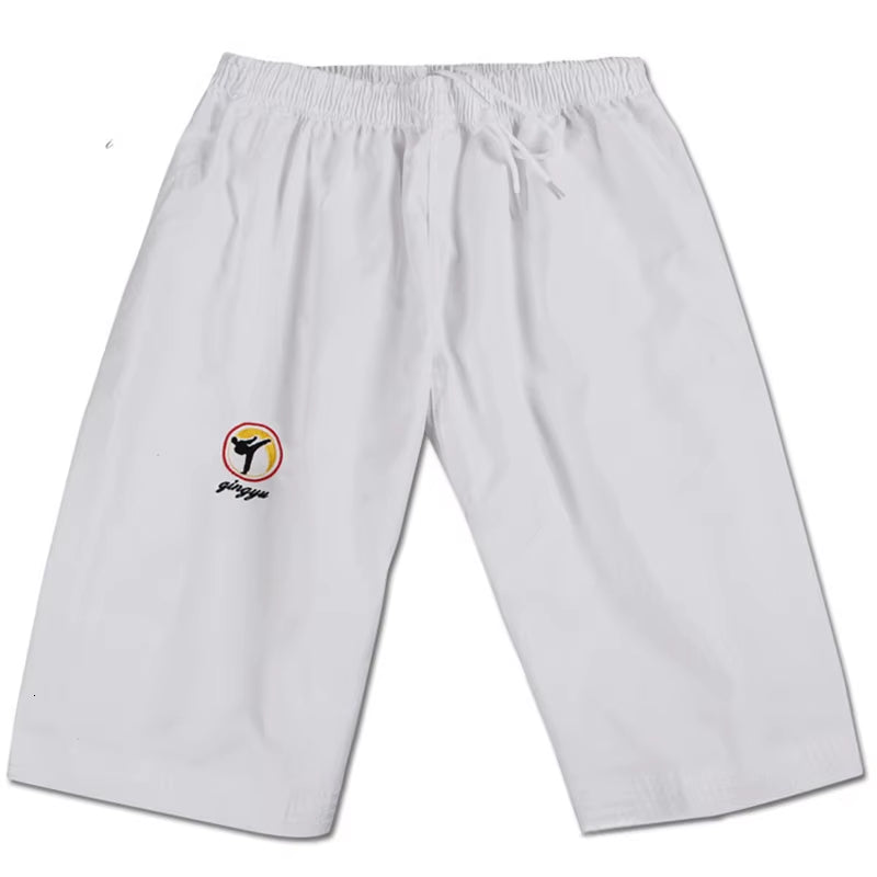 Children 100% Cotton Taekwondo Pants Adult Taekwondo Clothing White Black Trousers Men Women Taekwondo Training Pants Kung Fu